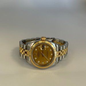 Rolex Lady Datejust Two-Tone 18KY Gold & Stainless-Steel Jubilee Band 179173